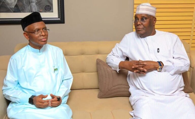 Atiku ya buƙaci Gwamnatin Nijeriya da ta bayyana dalilin tsare El-Rufai