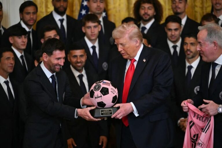 Messi ya kai wa Trump ziyara